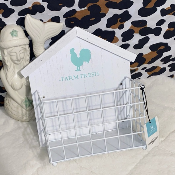 MARTHA STEWART ROOSTER HOUSE COFFEE CADDY - Picture 4 of 7